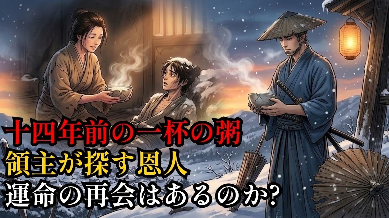 若き領主、名門の地位を捨て恩人の女を探す――十四年前、飢えの冬に唯一の粥を差し出してくれた人へ【日本昔話風物語】. | 野談 | 伝説 | 昔話 | 説話 | 民話.