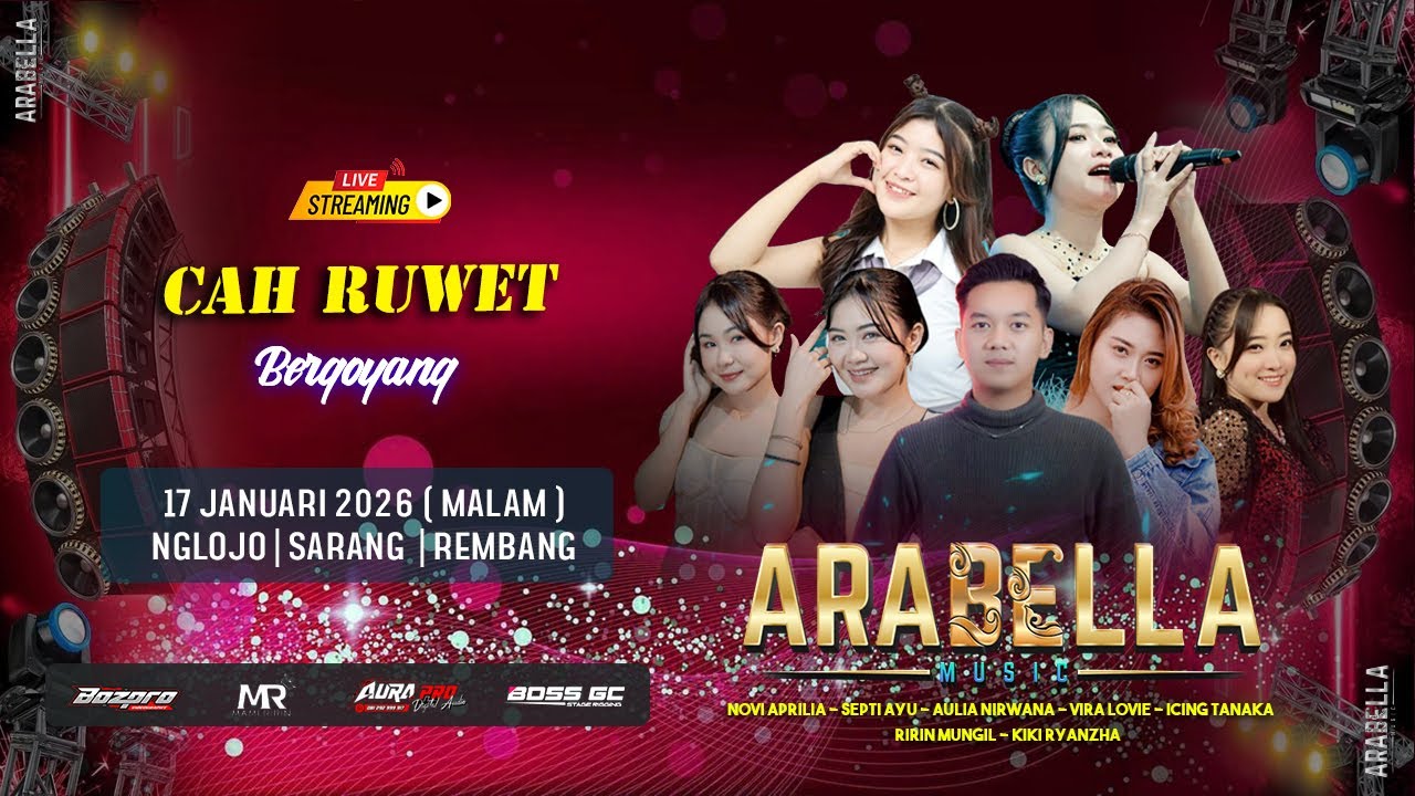 🔴LIVE STREAMING ARABELLA MUSIC - HAPPY PARTY CAH RUWET BERGOYANG | NGLOJO SARANG REMBANG - AURA PRO