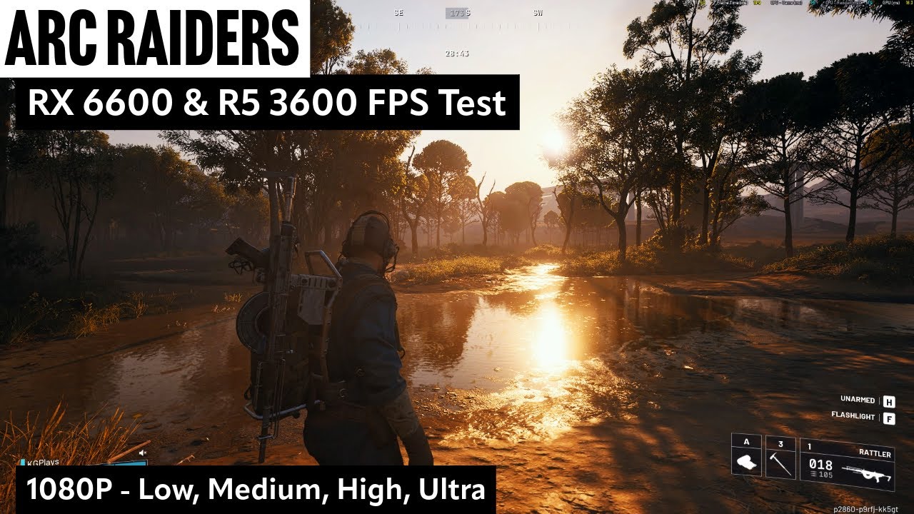 ARC RAIDERS | RX 6600 + Ryzen 5 3600 | Benchmark Test (1080p All Settings)