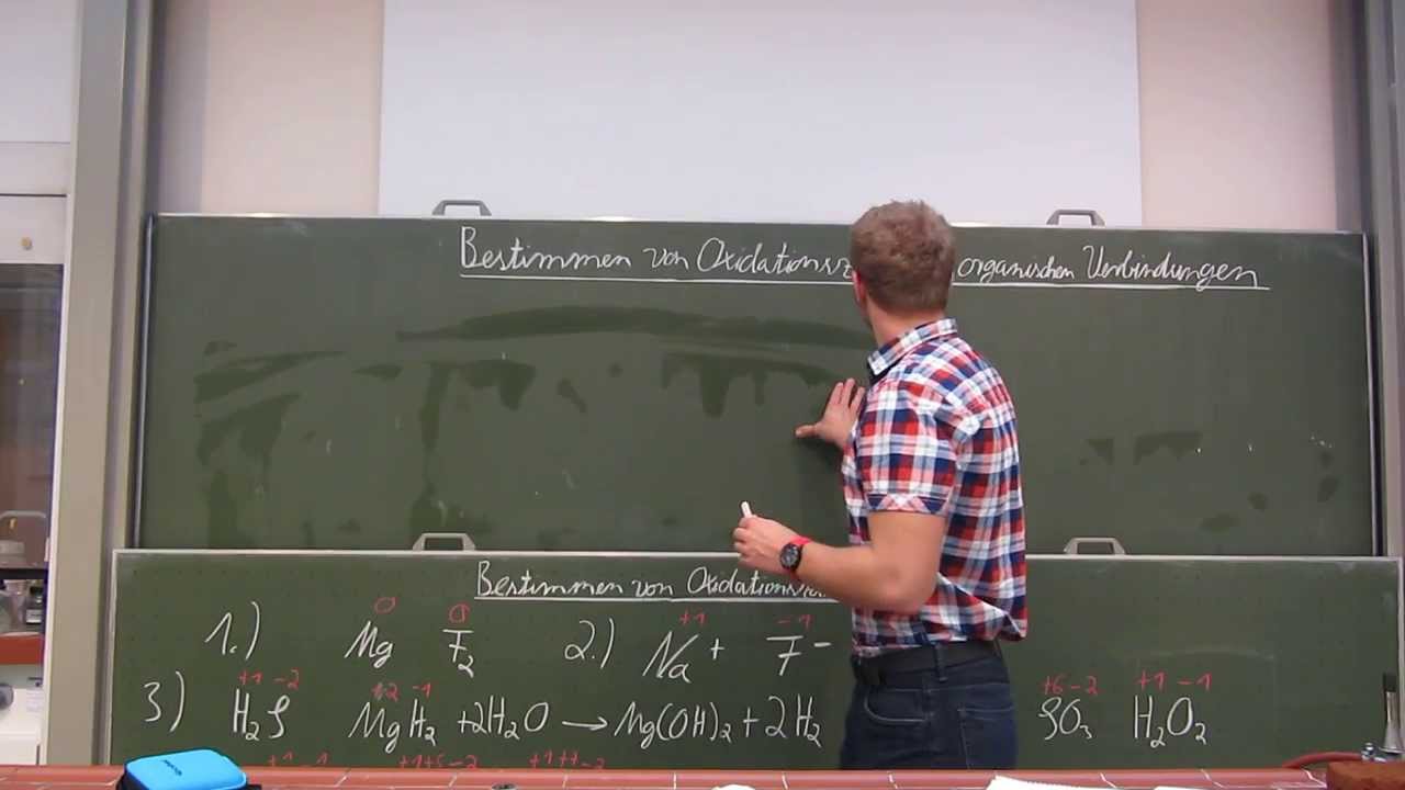 Bestimmen von Oxidationszahlen in organischen Verbindungen