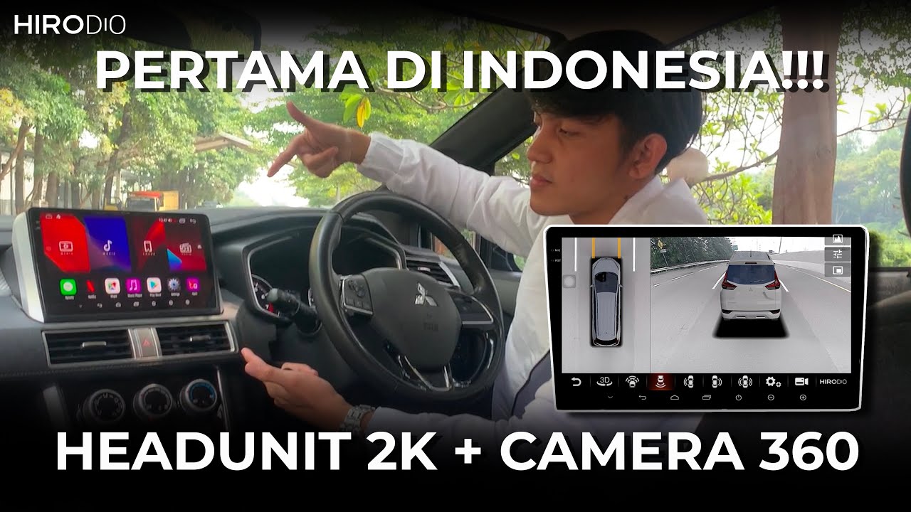 HEADUNIT LAYAR 2K + KAMERA 360 PERTAMA DI INDONESIA!! | HIRODIO ALPHA 10 PRO SERIES