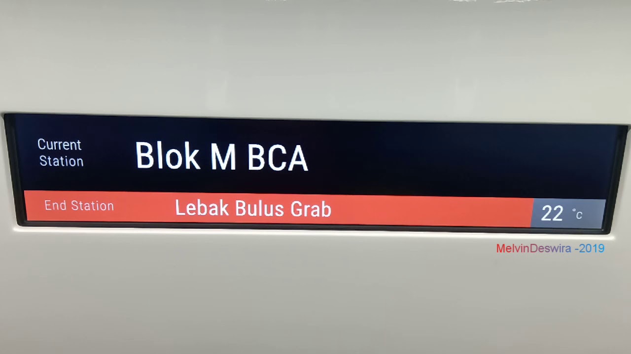 New PIDS & Announcement MRT Jakarta: 