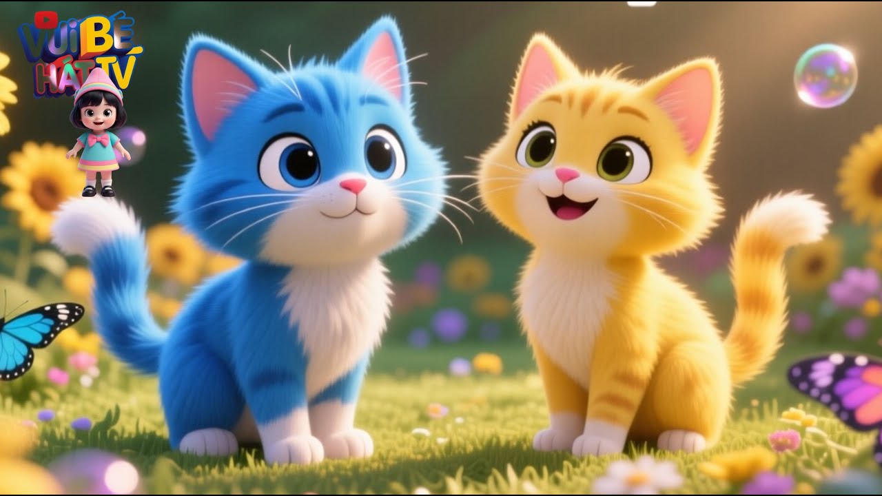 Mèo Con Xinh Xinh - Nhạc Thiếu Nhi Vui Nhộn Cho Bé