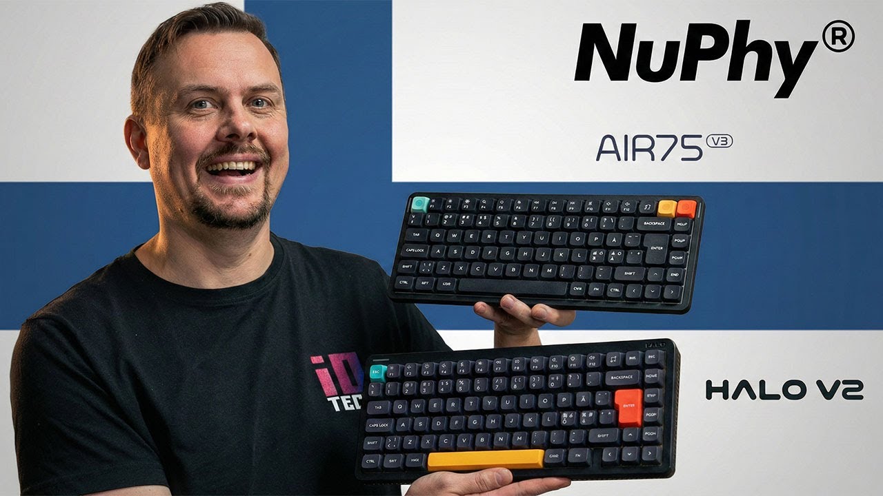 VIHDOIN SUOMINÄPPÄIMILLÄ! Testissä Nuphy Air75 V3 & Halo75 V2 näppäimistöt