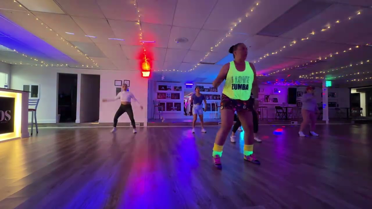 Zumba live at Jaramillo Latin Dance Academy. Every Monday & Wednesday at 6pm. Follow, like, share🙏 