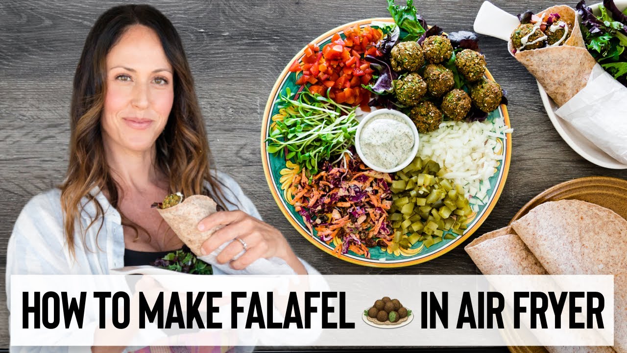 HOW TO MAKE FALAFEL IN THE AIR FRYER // EASY AND DELICIOUS RECIPE