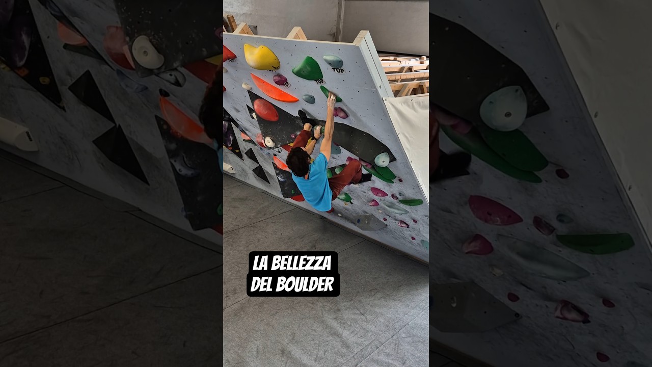 LA BELLEZZA DEL BOULDER 💚 #bouldering #arrampicata #climbing