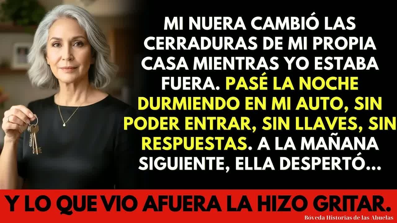 Mi nuera cambió las cerraduras de mi casa… y a la mañana siguiente encontró sus cosas en el jardín.