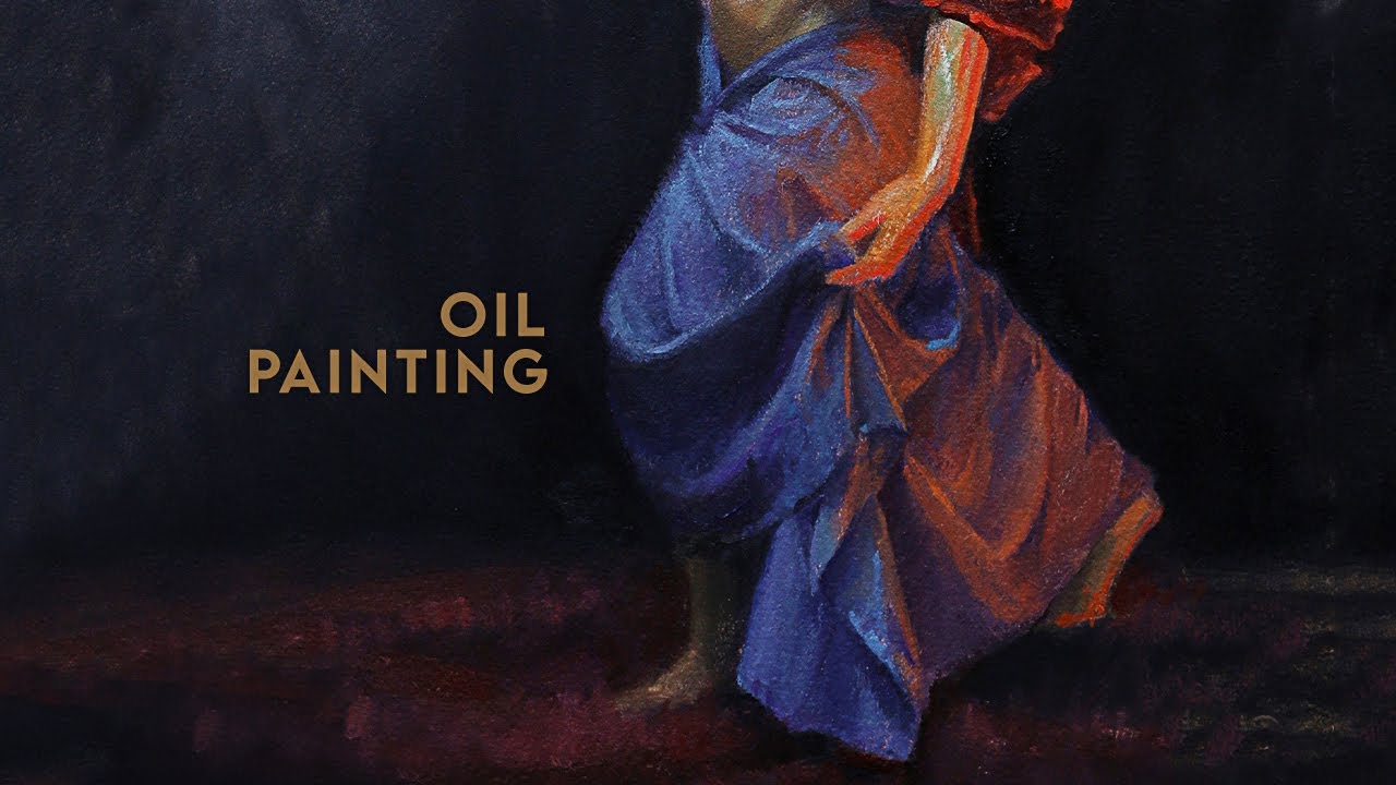 How to paint FABRIC 🎨 OIL PAINTING TUTORIAL
