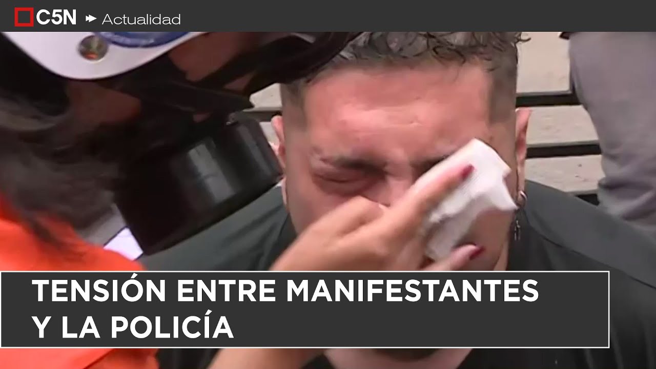 INCIDENTES en el CONGRESO: otro miércoles de marcha