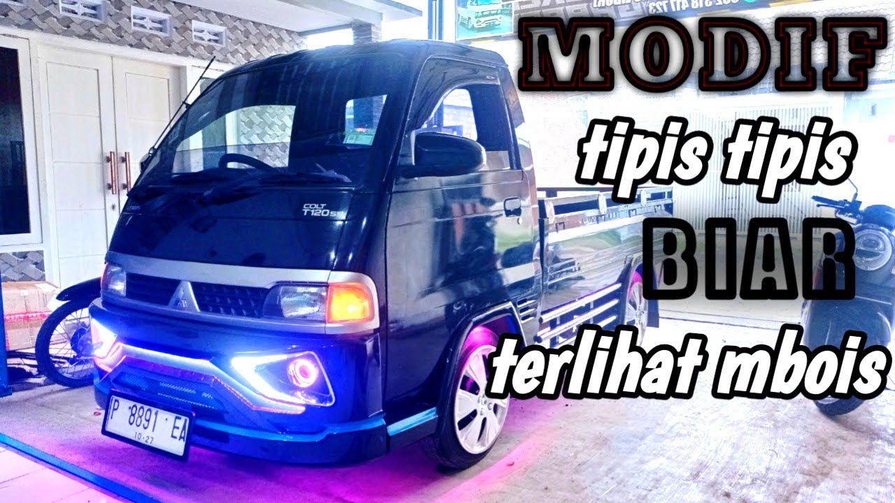 Modifikasi Mitsubishi T120ss Dengan Bemper Foglamp Jetbus 3