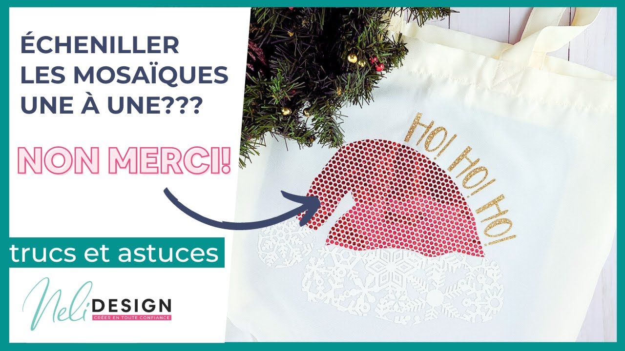 Thermocollant Mosaïque Cricut: comment l'utiliser et l'appliquer