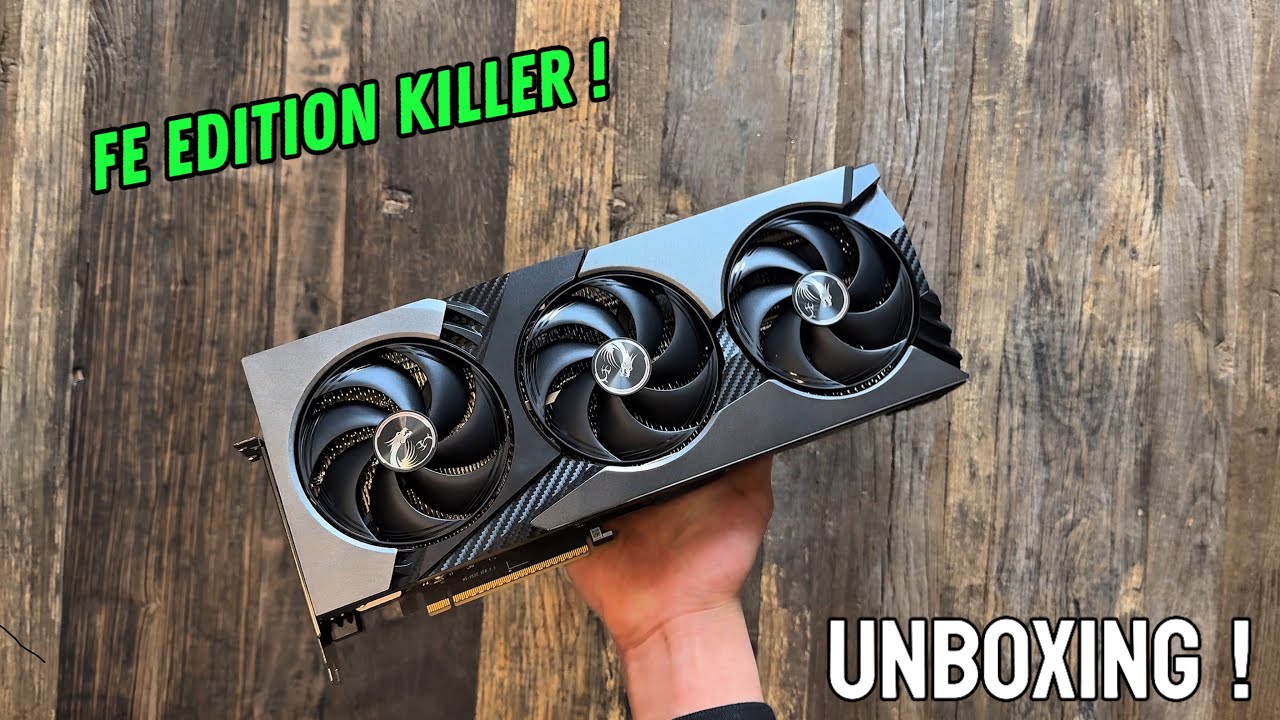 NVIDIA RTX 5070 12G VANGUARD SOC LAUNCH EDITION - UNBOXING ! (4K60FPS)