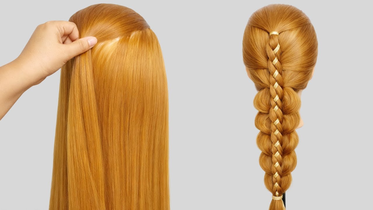 Lace Dori Hairstyle for Girls 😍 | Quick Easy Simple Braid Hairstyle | Stylish & Modern Hair Look