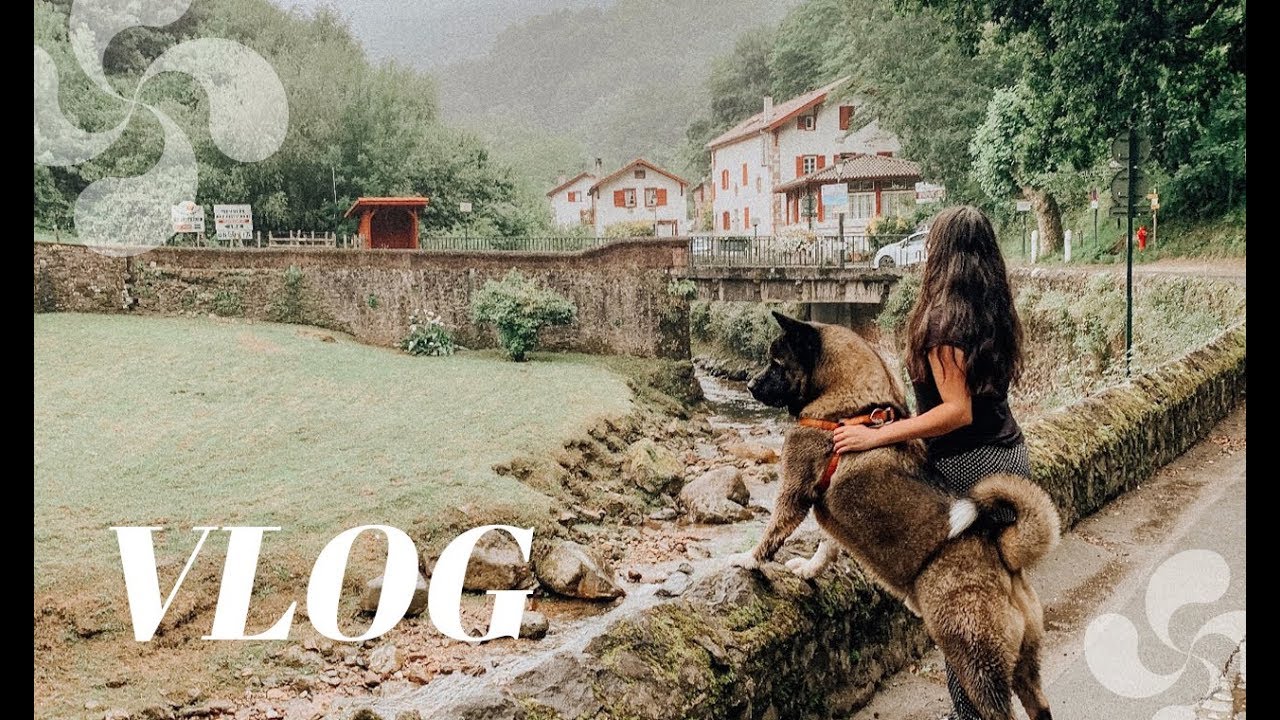 VLOG #6 | PAYS BASQUE AVEC MON CHIEN || Malcolm The Akita
