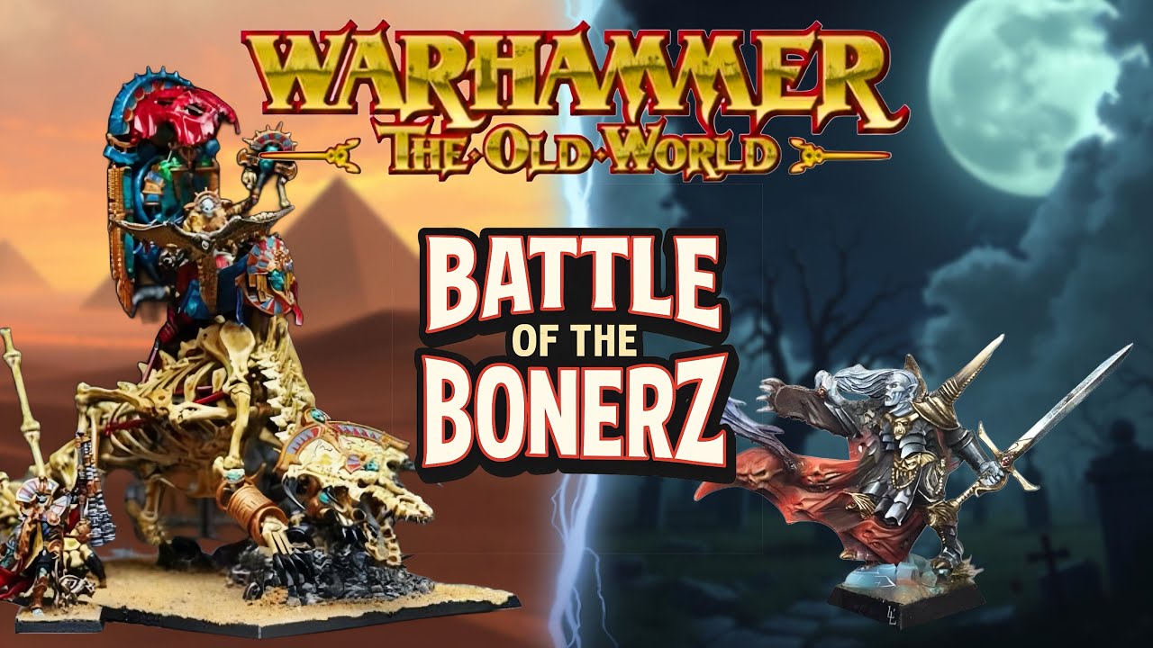 BATTLE of the BONEHEADS! Tomb Kings vs. Vampire Counts! Warhammer: The Old World Batrep