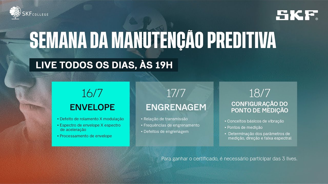 Envelope | 1ª Live - Semana da Manutenção Preditiva