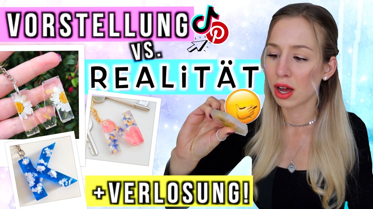 DIY EPOXIDHARZ SCHLÜSSELANHÄNGER - das wollte ich schon SOO lange ausprobieren - Cali Kessy