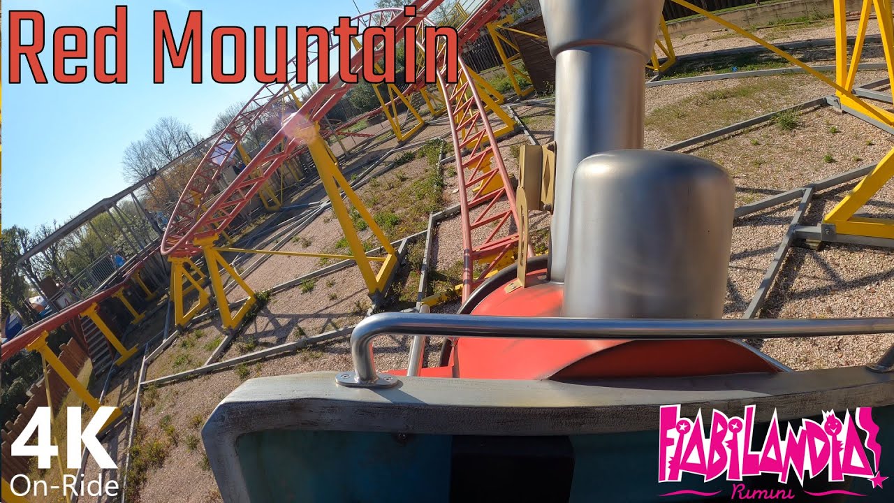 Red Mountain -4K On-Ride - Fiabilandia - Preston & Barbieri Family Coaster - POV