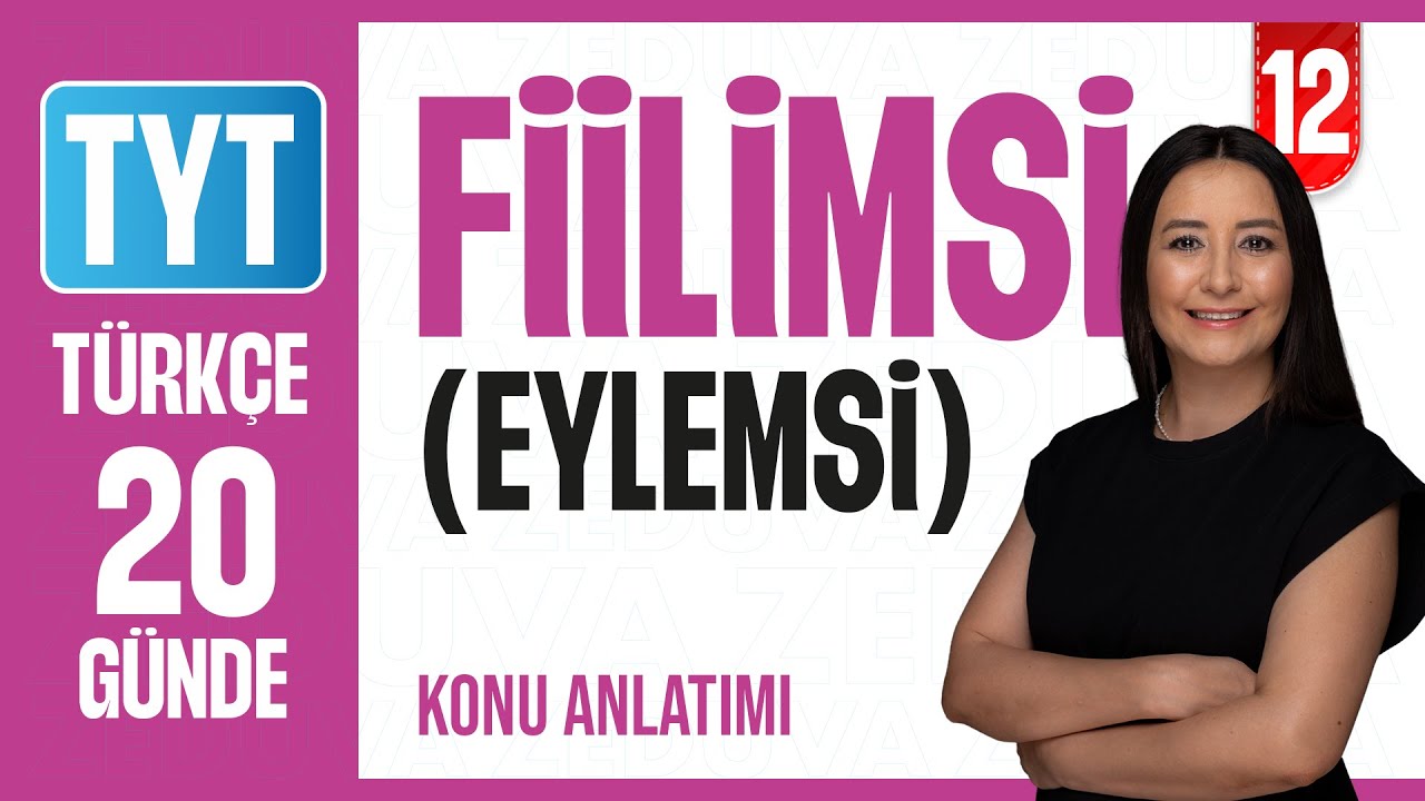 Fiilimsi (Eylemsi) - 20 Günde Dil Bilgisi Kampı - Konu Anlatımı - 2026 - 12. Gün