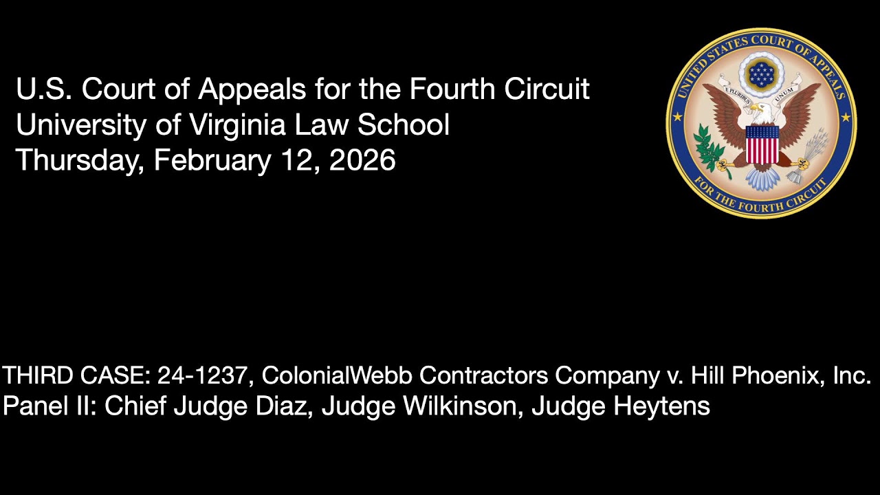 University of Virginia School of Law - 10:00 a.m. Thursday 2/12/2026