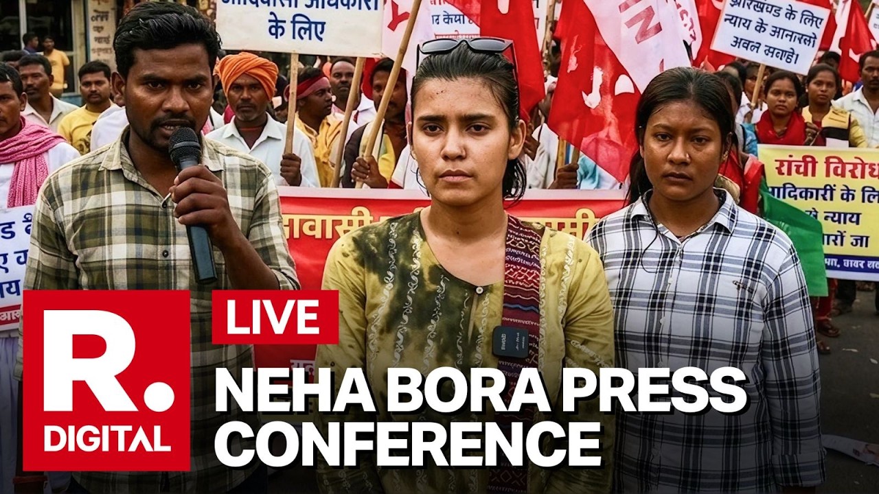 LIVE | AISA President Neha Bora Press Conference After Ink Attack at Ranchi JPSC-JSSC Protest