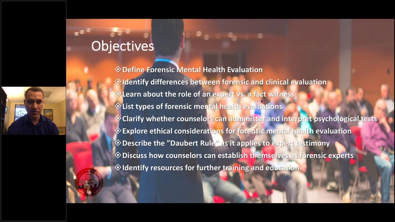 Introduction to Forensic Mental Health Evaluation for Counselors