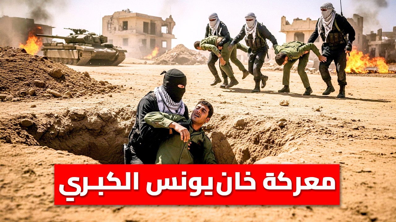 لحظة أسر جنود إسرائيل وهروب آخرين | معركة خان يونس الملحمية