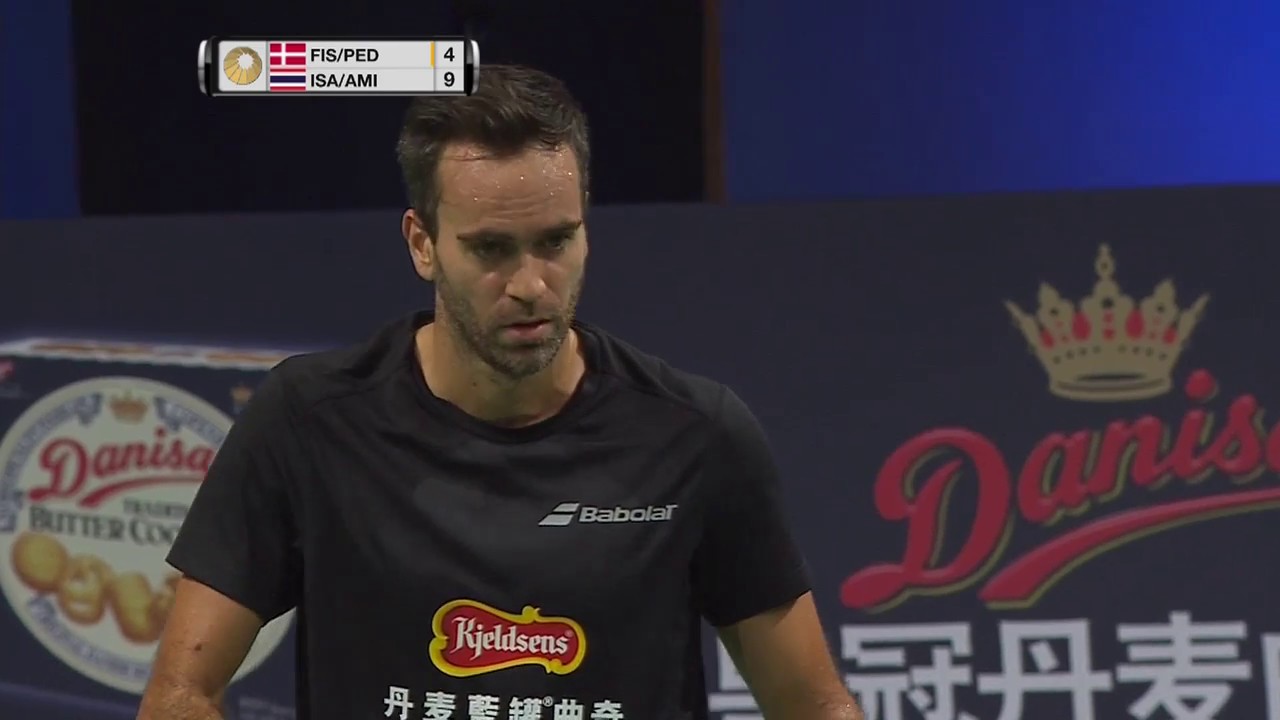 Yonex Denmark Open 2016 | Badminton R16 M4-XD | Fis/Ped vs Isa/Ami