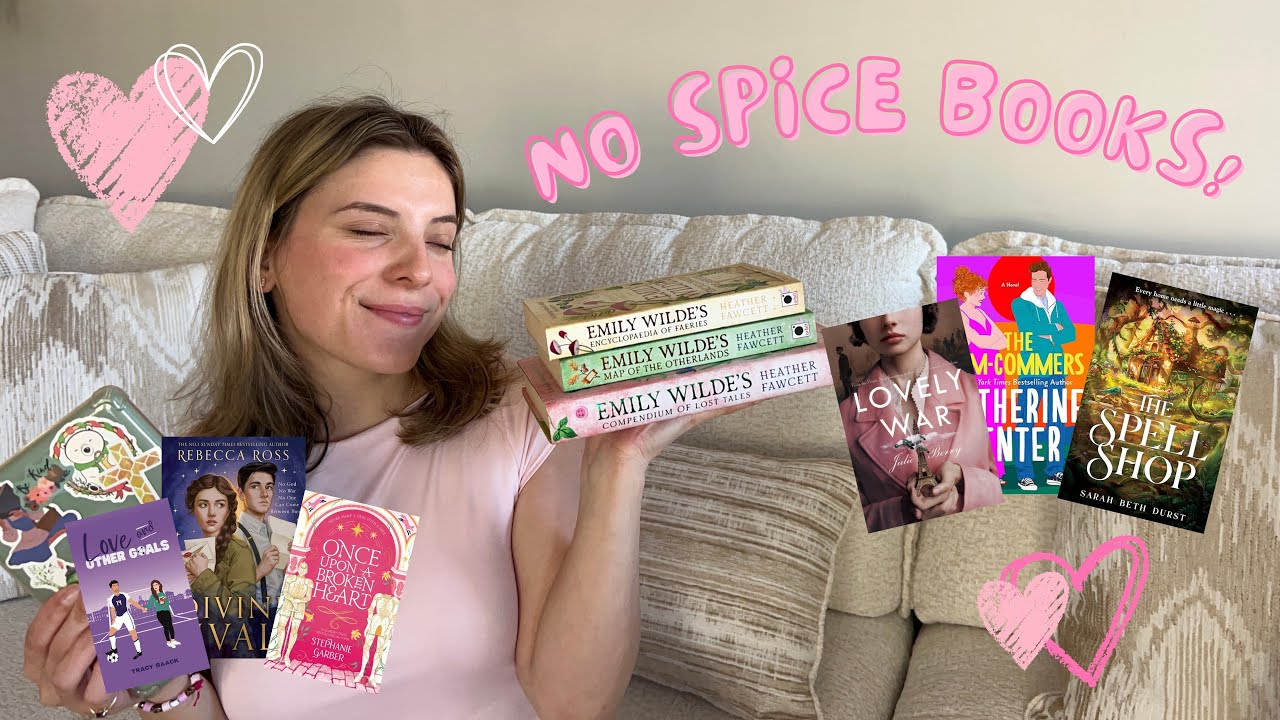 my ULTIMATE guide to no spice books 🩷📖 | clean reads that are actually good