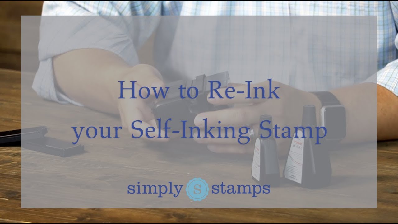 How to Re-Ink a Self-Inking Stamp