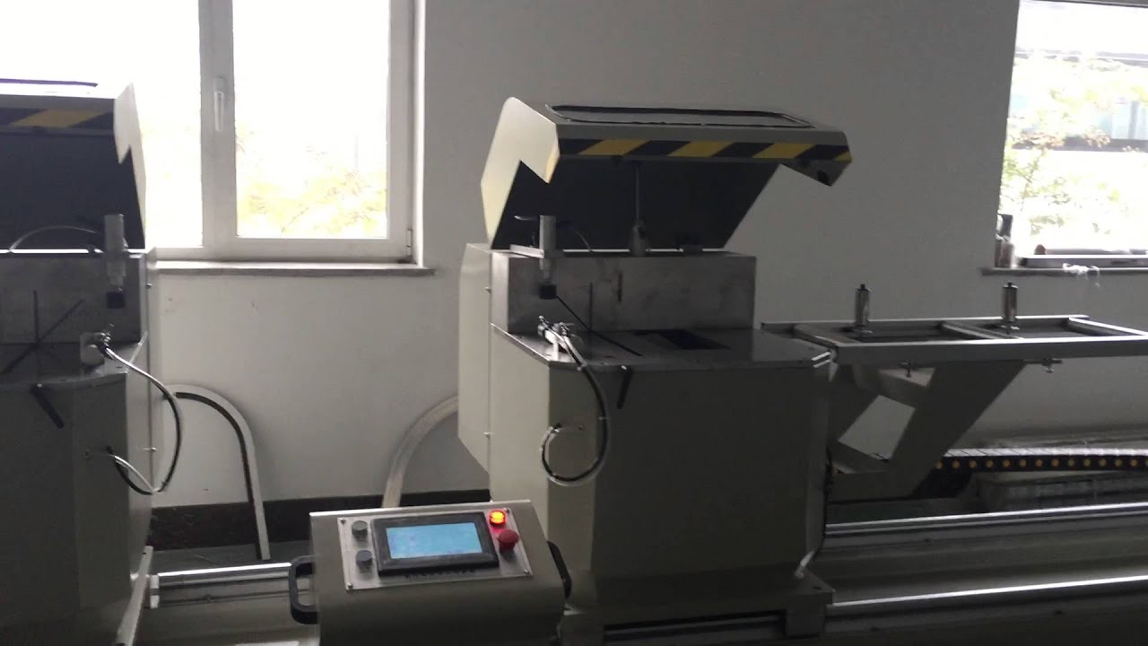Double Head Saw operation video Whatsapp:+8613573165746