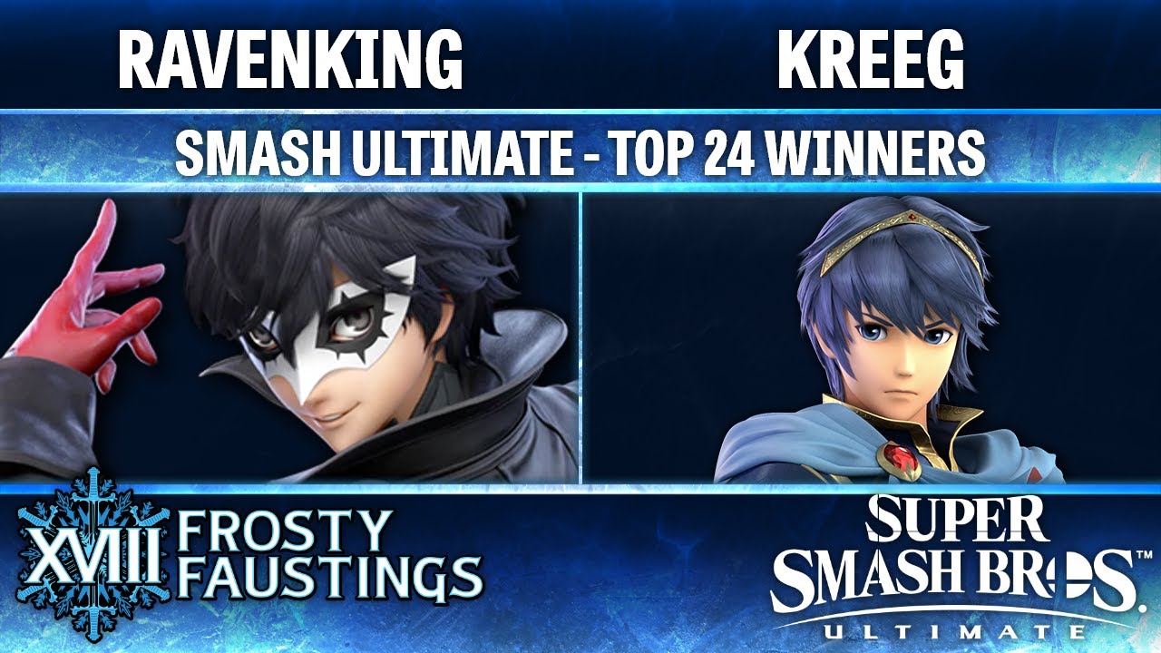 Frosty Faustings XVIII TOP 24 WINNERS - Ravenking (Joker) vs Kreeg (Marth) - Smash Ultimate