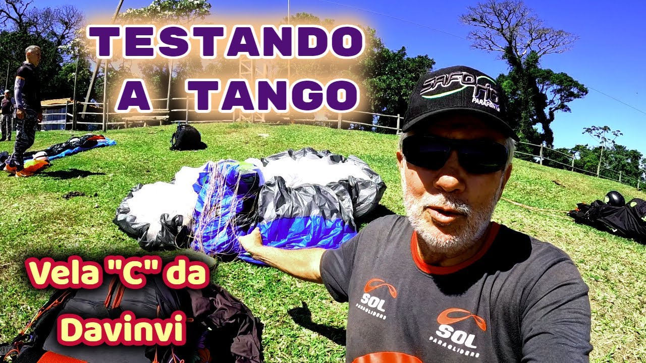 Testando a vela Tango - EN C da Davinci