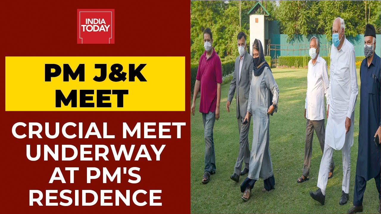 PM's J&K Meet: Crucial J&K Meet At PM Modi's Residence Underway | Breaking News | India Today