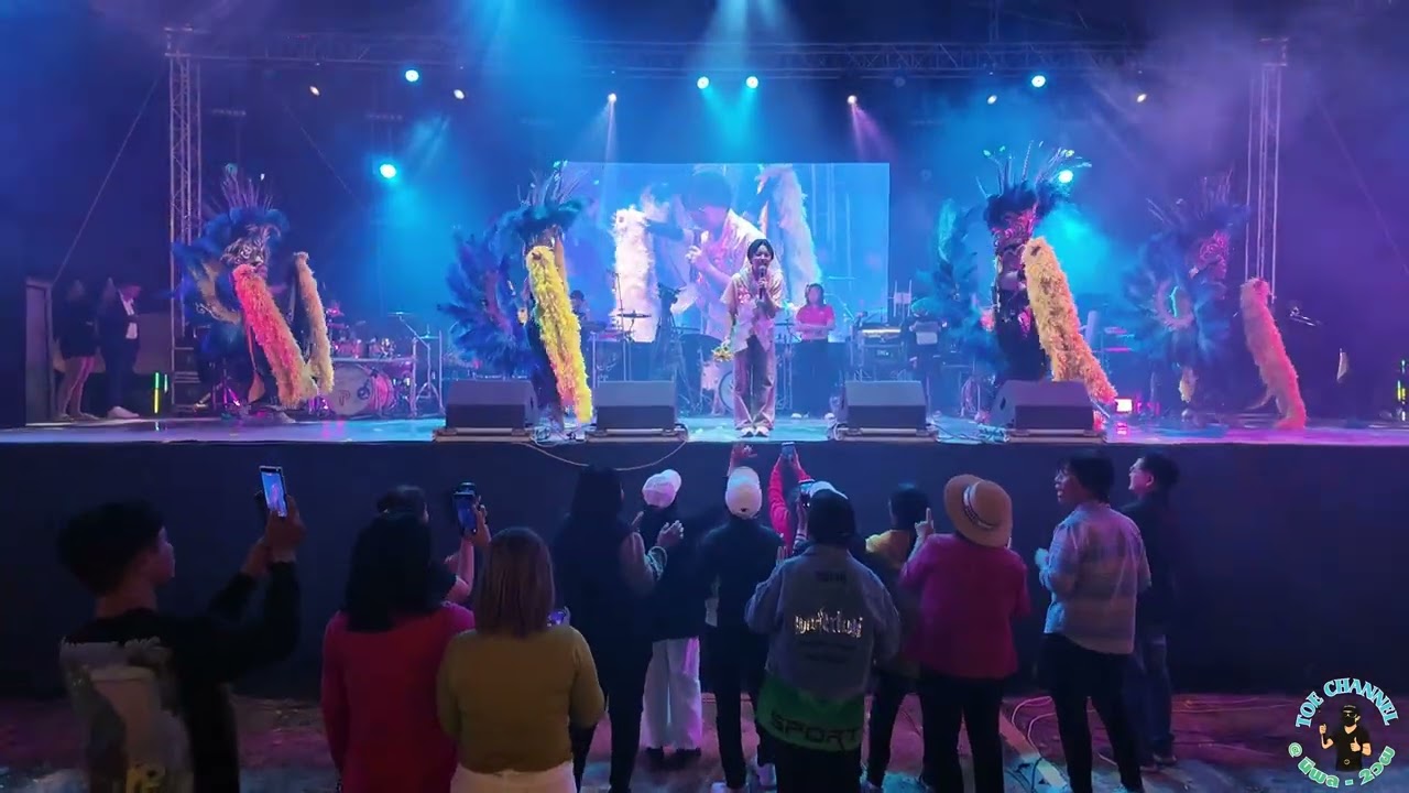 น้องต้นข้าวร้องเพลงสาวบางกรวย@งานอุปสมบท บ้านหนองฝ้าย อ.เลาขวัญ จ. กาญจนบุรี 13 ม.ค.69
