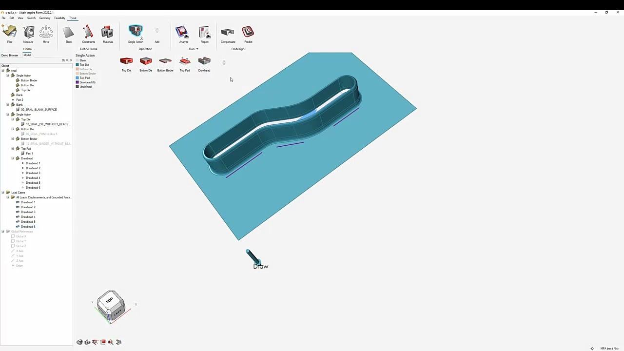 ALTAIR INSPIRE FORM | ThinkSmart | Single Action Draw Similation