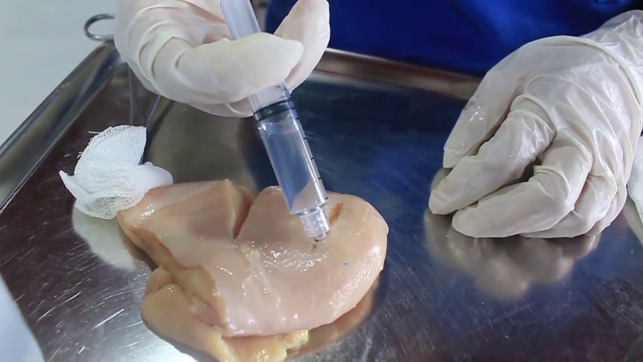 Limpieza en heridas infectadas