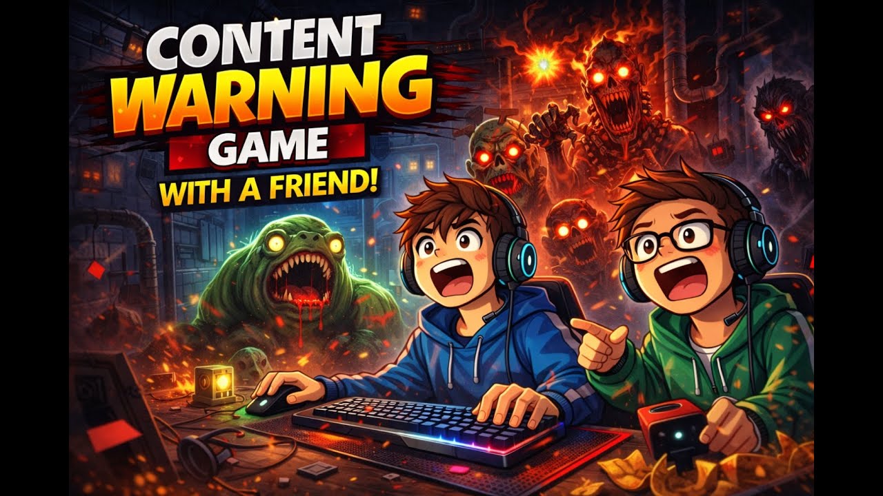 Playing Content Warning with friend !!