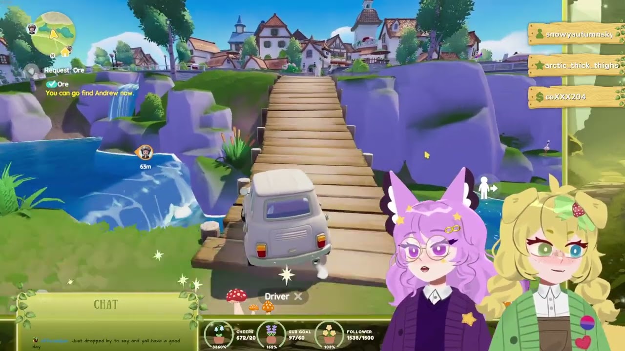 Just me and my farm sim wife being cute