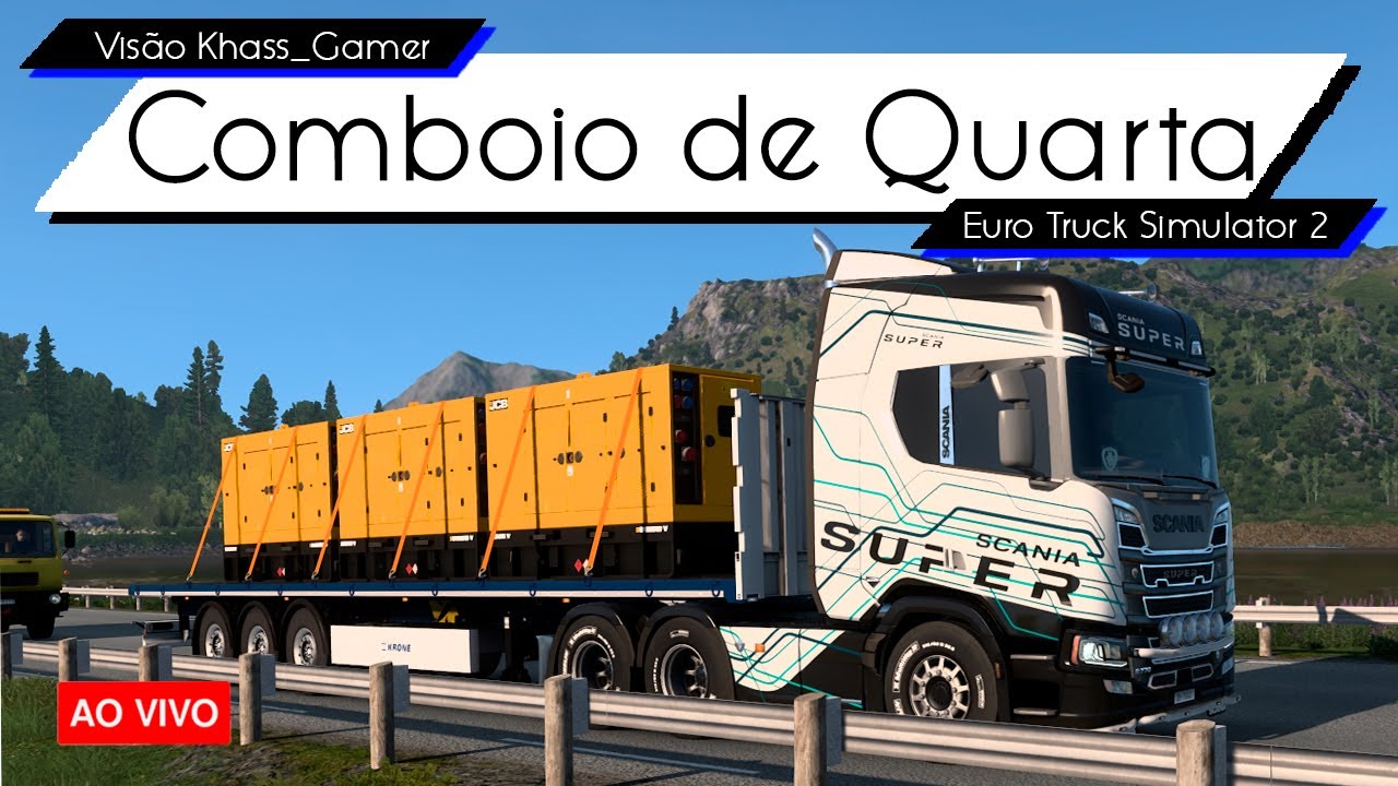Gameplay Euro Truck Simulator 2 - Comboio de Quarta