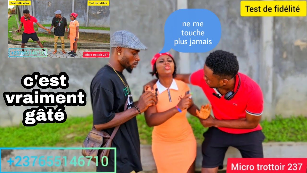 Test de fidélité: je ne peux pas être fidèle avec tous ces belles femmes de douala🤔