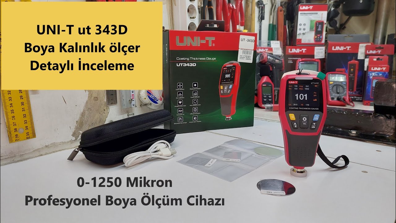 UNI-T ut 343D Profesyonel Boya Ölçüm Cihazı İnceleme