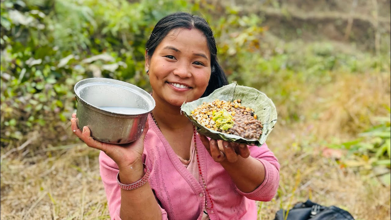Makai ra  masyam ani jaad..khan ni sajilo jan ni sajilo😂#siruthapamagar#villagelife#vlog