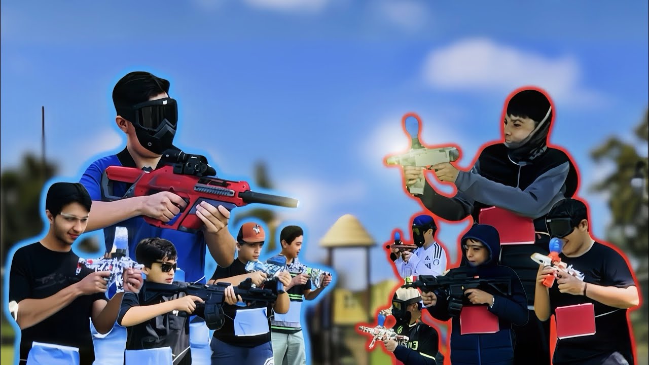 Capichis vs Tacachotas 🔵🔴 ¡Guerra de Hidrogel Epica!