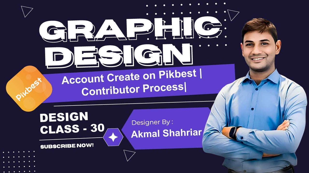 How to Create Account on Pikbest & Contributor Process | Graphic Design Bangla @Pikbest