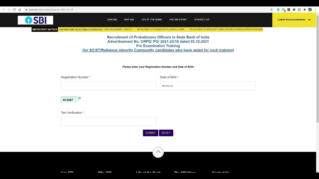 SBI PO PET ADMIT CARD OUT | SBI PO PRE ADMIT CARD 2021