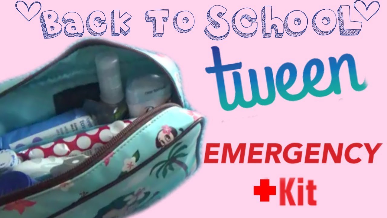 DIY GIRL'S EMERGENCY KIT ( FOR SCHOOL)