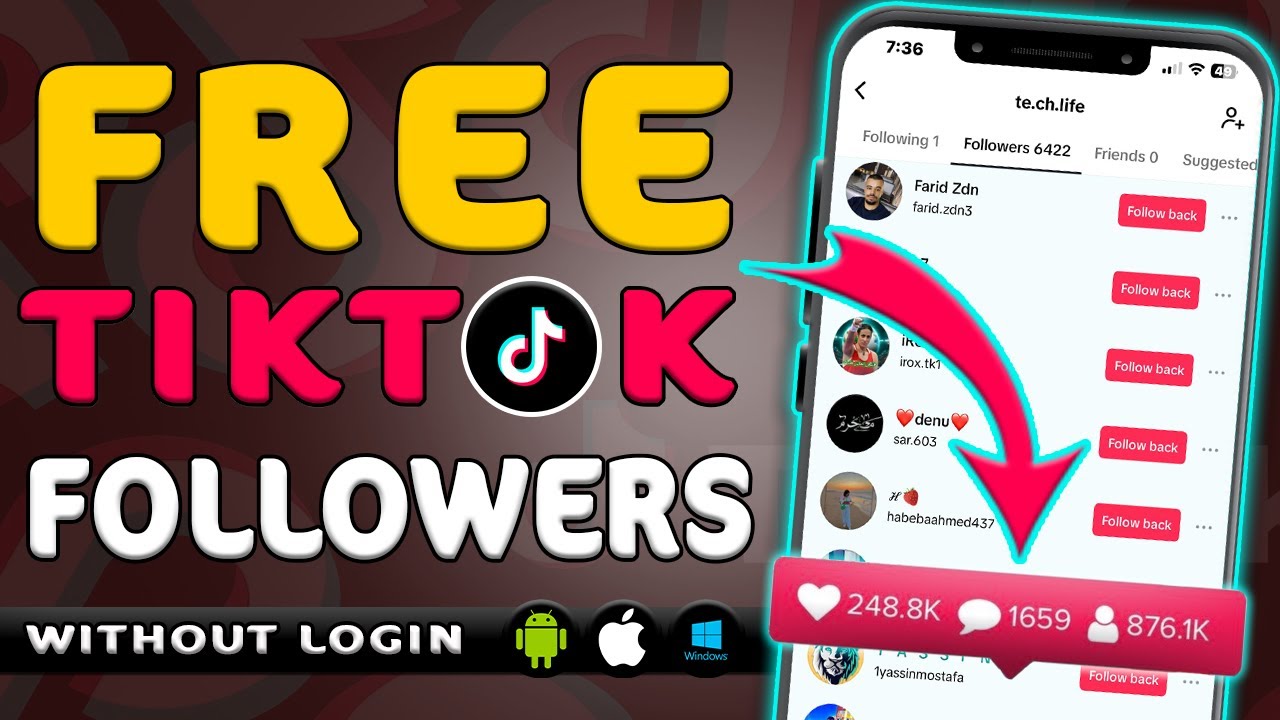 🚀 Как расти в TikTok (2025) ✅ Как увеличить число подписчиков в TikTok – Бесплатные подписчики в ...