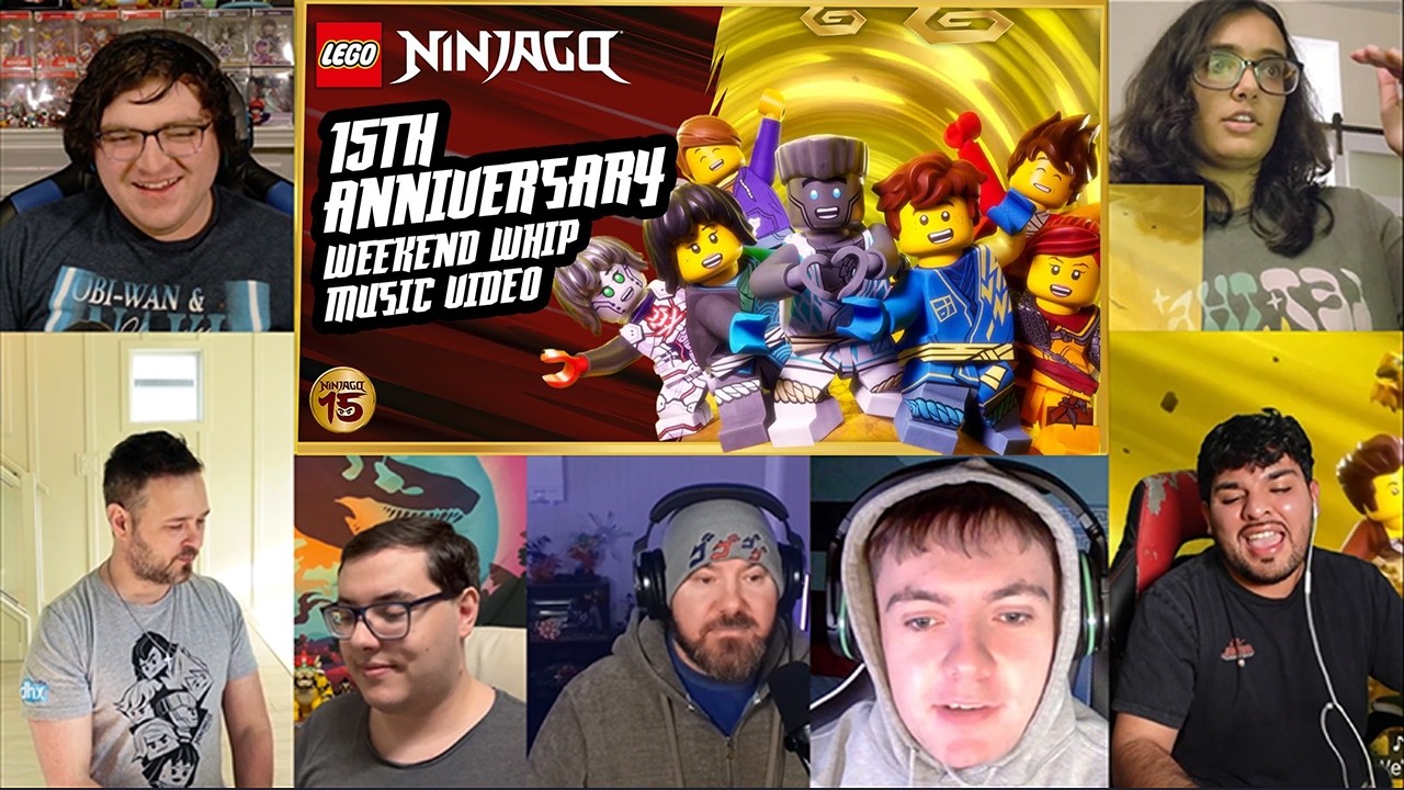 LEGO Ninjago 🎵 The Weekend Whip 🎵 15th Anniversary 🎉 | Reaction Mashup